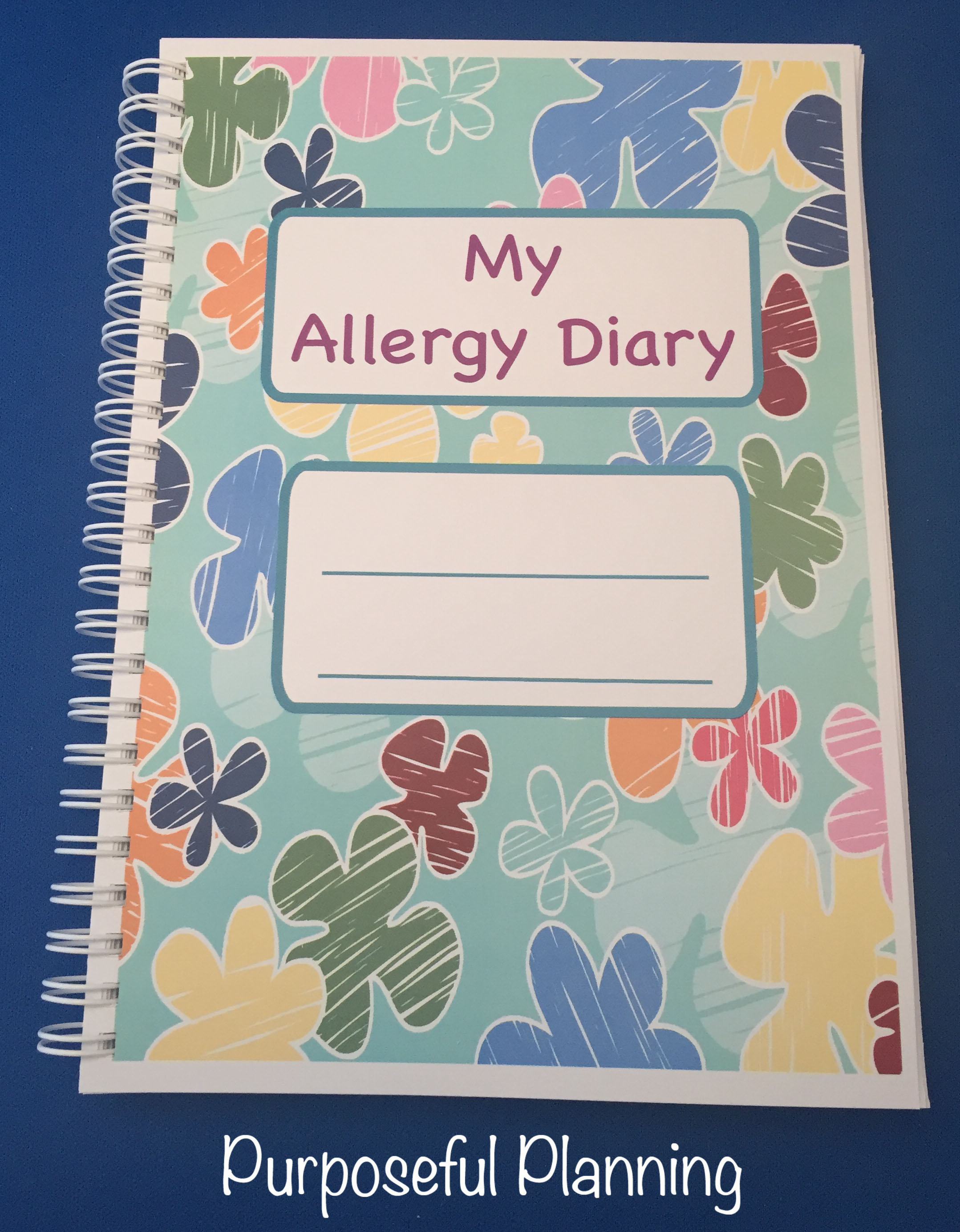 Allergy Diary Book Journal