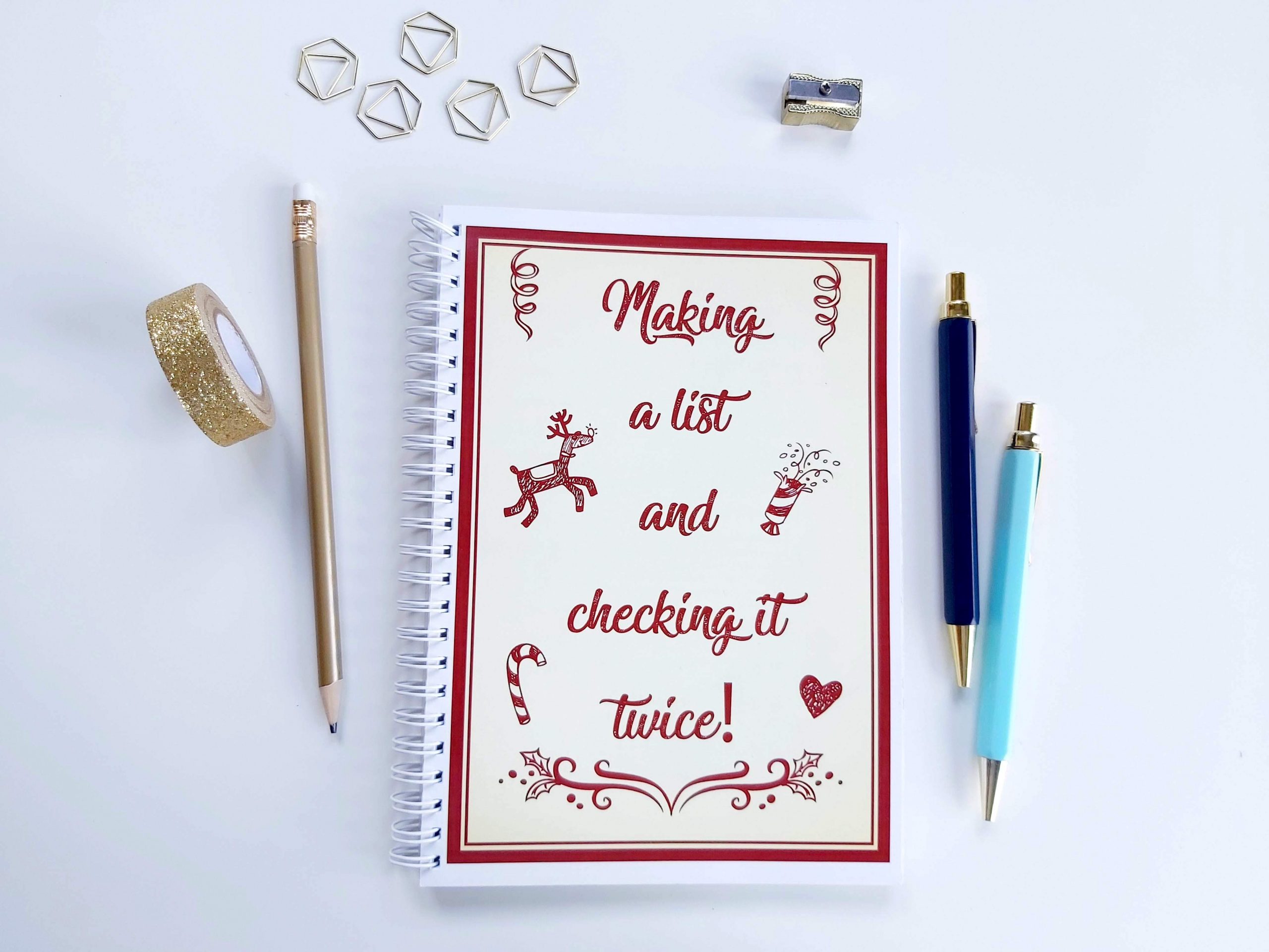 Christmas Planner Organiser Book