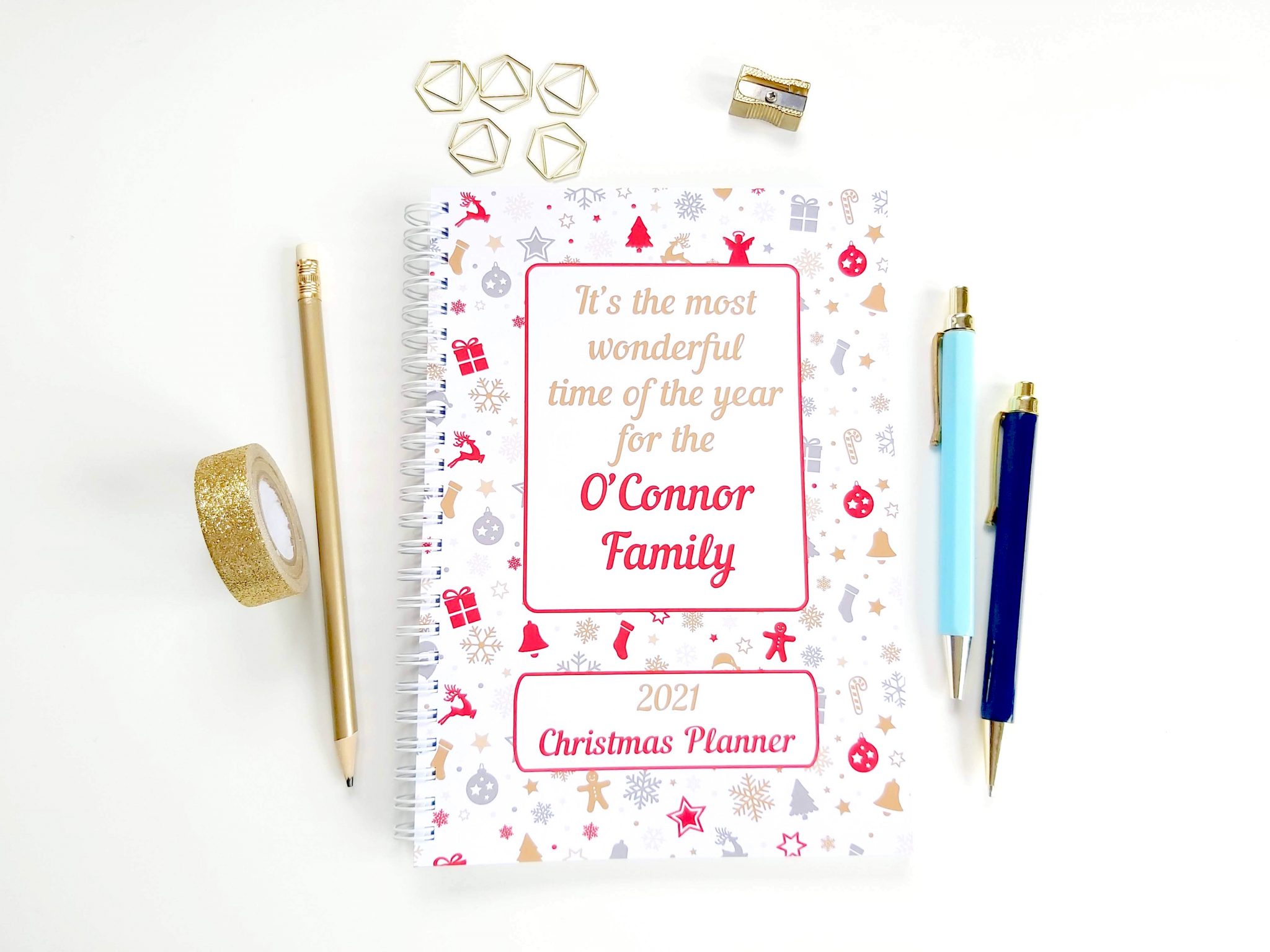 Christmas Planner Organiser Book