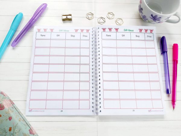 Christmas Planner Notebook- Gift Ideas