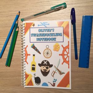 Personalised Pirate Children's Notebook