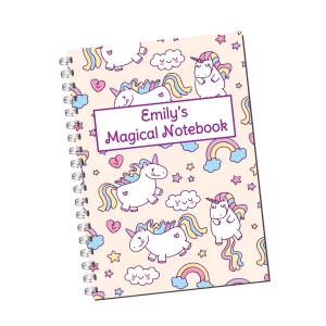 Unicorn Children's Notebook Cover