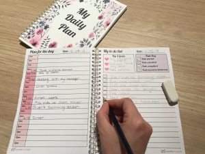 My Daily Planner Notebook writing
