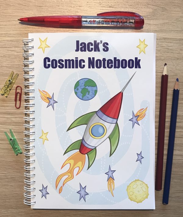 Personalised Space Children's Notebook