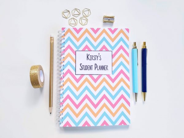 Student Planner Notebook Zigzags