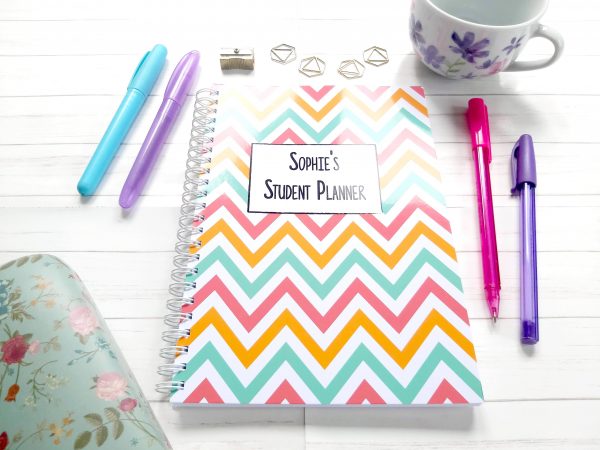 Student Planner Notebook - Zigzags