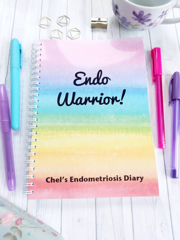 Endometriosis Diary - Endo Warrior front Cover Img Portrait