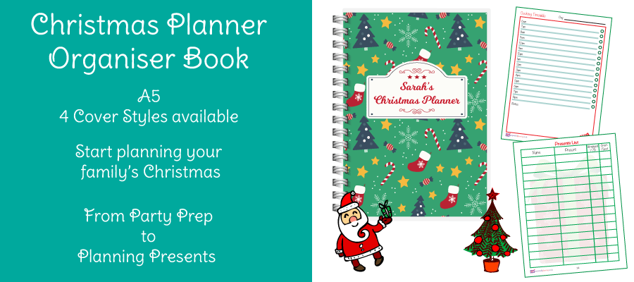 Christmas Planner Organiser Slide