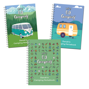 Camping Journal Travel Notebook Front Covers