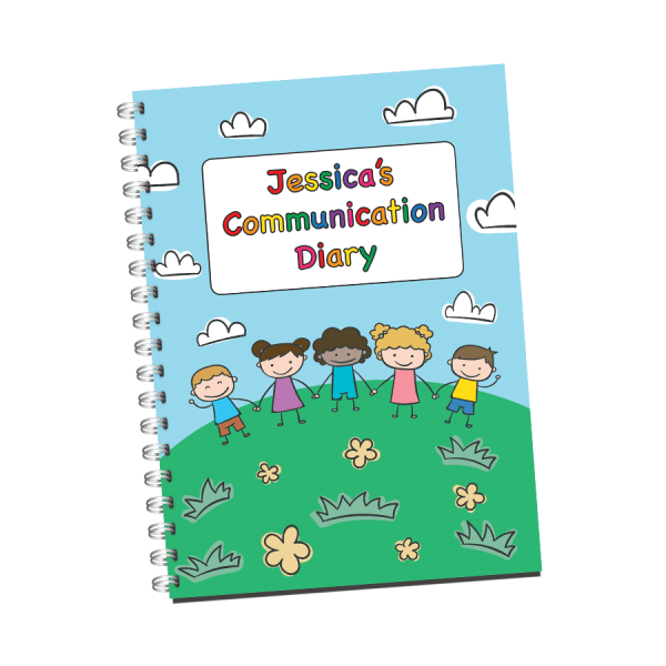 Personalised Daily Communication Diary cover