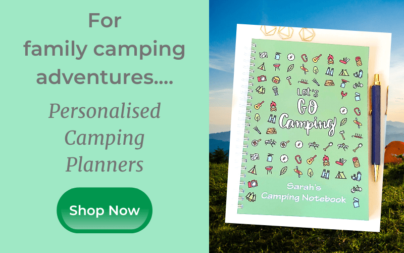 For family camping adventures....Personalised Camping Planners